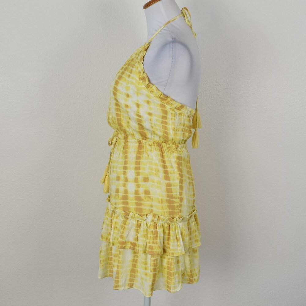Majorelle Baker Halter Dress Tie Dye Yellow - XS - Picture 7 of 10